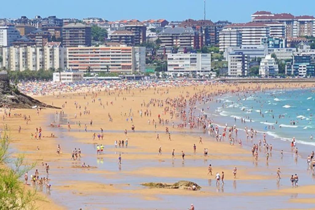 Alojamientos Turisticos Con Terraza En Santander Lapera Exterior foto